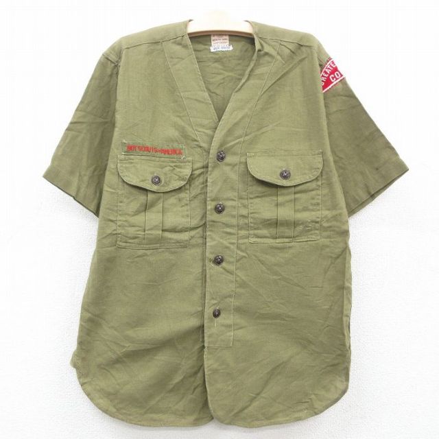 安価 古着通販 古着 半袖 ビンテージ ボーイスカウト シャツ キッズ トップス
