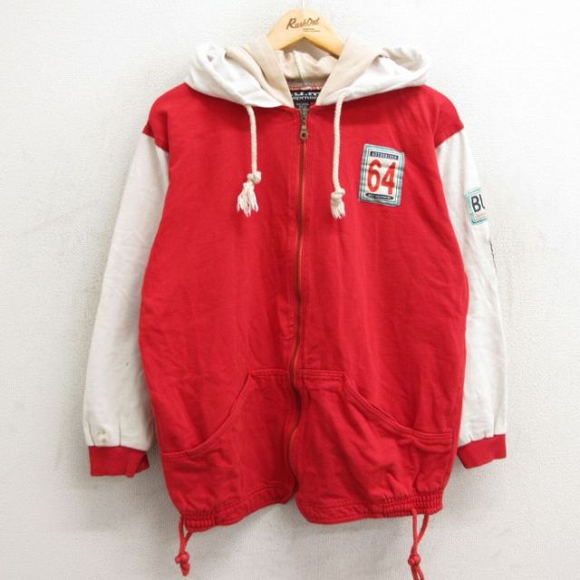 (クリーク) Clique レディース Classic フルジップ パーカー フーディー UB181 (レッド) クリーク) Clique レディース Classic フルジップ パーカー