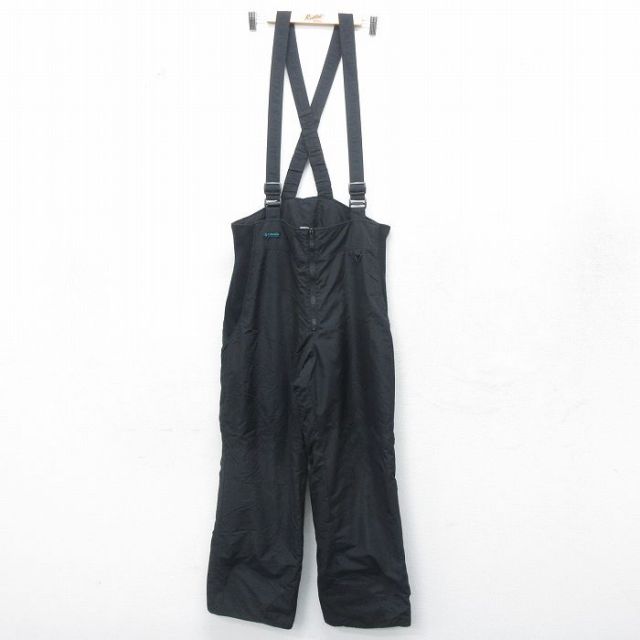古着通販 W37☆古着 コロンビア オーバーオール メンズ 90年代 90s 黒