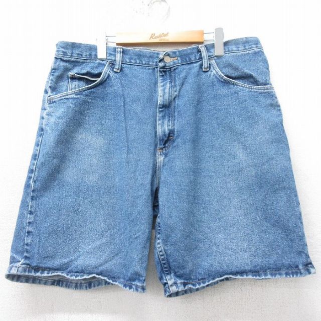 00s REFUSE W38 リジットデニム バギーパンツ ハーフ ショーツ 00s REFUSE W38 リジットデニム バギーパンツ ハーフ ショーツ