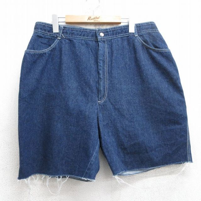ポロジーンズRL濃紺デニムショーツW33表記　着用回数数回程度美品 POLO RALPH LAURENラルフローレンデニムショーツ ligth blue- 夜