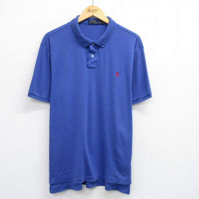 古着通販 XL☆古着 ラルフローレン 半袖 ブランド ポロ シャツ