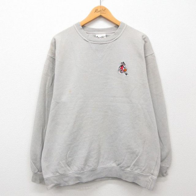 古着通販 XL☆古着 長袖 スウェット メンズ 00年代 00s ディズニー