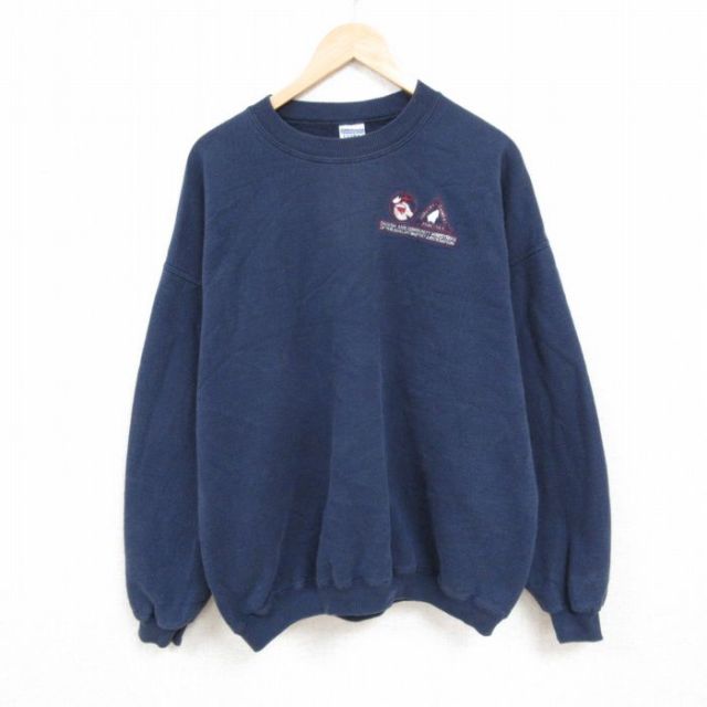 古着通販 XL☆古着 長袖 スウェット メンズ 00年代 00s 十字架 大きい