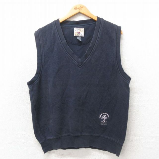 古着通販 L☆古着 ノースリーブ スウェット メンズ 00年代 00s