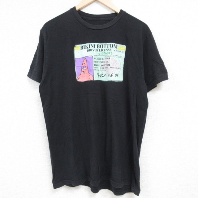 【値下げ可能】スポンジボブ 古着 パトリック Tシャツ Amazon | スポンジボブ スクエアパンツ ボブ エスポーニャ