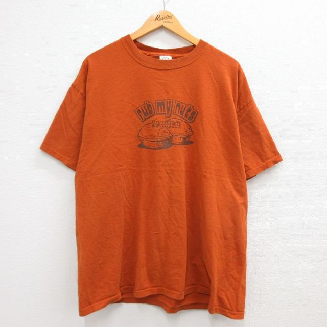 古着通販 XL☆古着 ラッセル 半袖 ビンテージ フットボール T