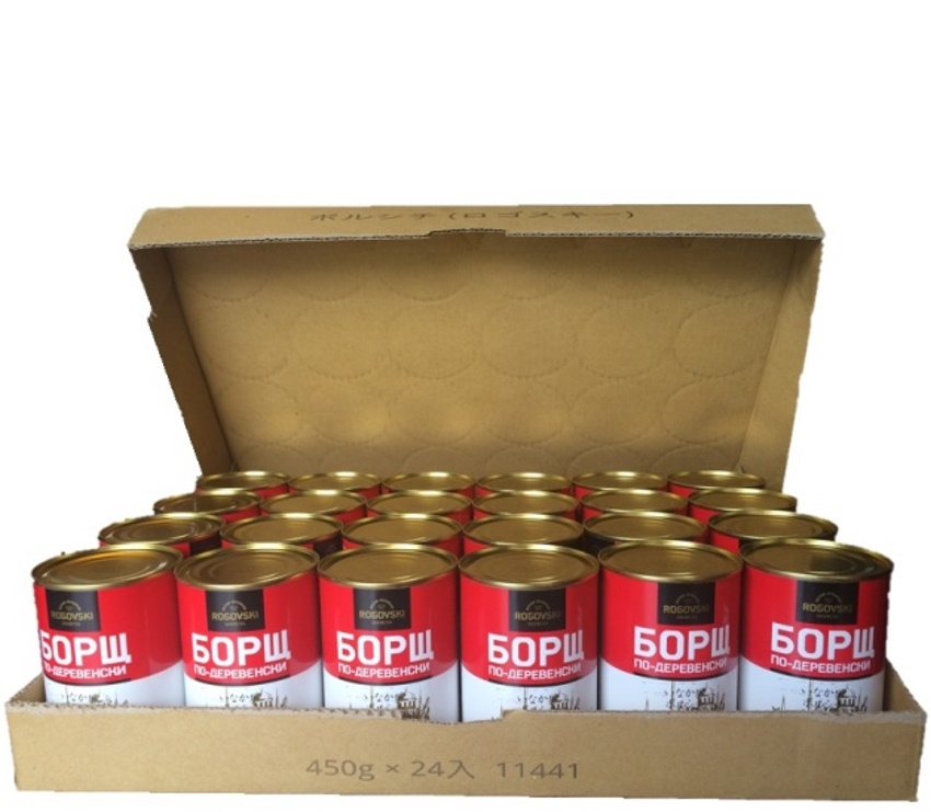 10%OFF!お得な箱買い! いなか風ボルシチ(缶詰) 1缶(濃縮2人前)×24缶 ※1回に1箱限り・同梱不可