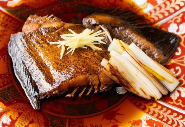 なめたかれい煮つけ(頭側)