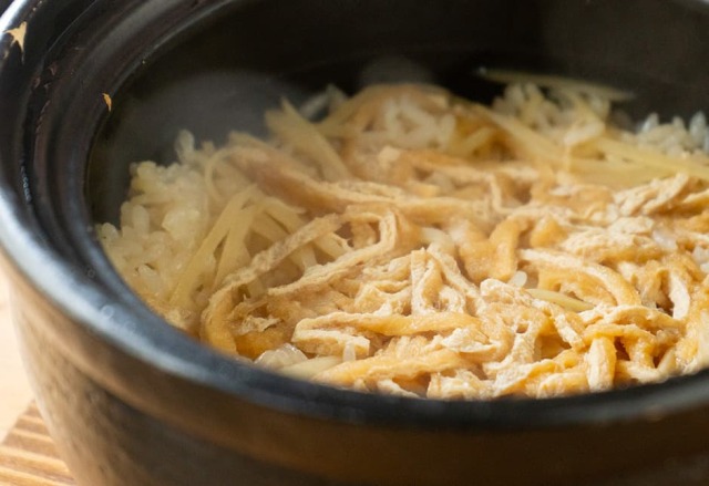 新生姜と油揚げの炊き込みご飯(1合)