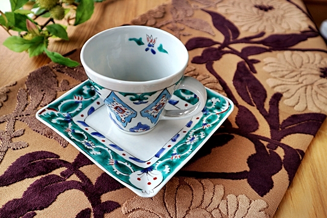 永井麻美子　皿　花柄　九谷焼 永井麻美子 皿 花柄 九谷焼 永井麻美子 皿 花柄 九谷焼 - メルカリ