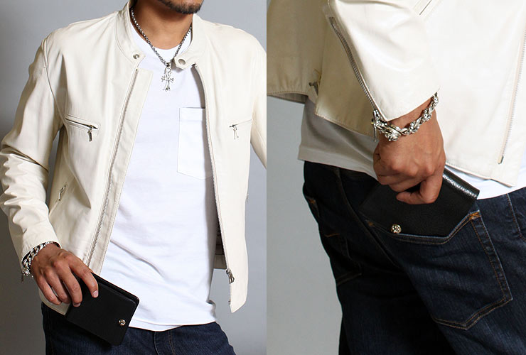 ������ϡ��� ChromeHearts 1���å� �쥶��������å� �֥�å��ʺ��ۡ�