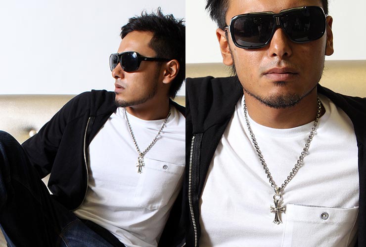 ������ϡ��� ChromeHearts CH�������ڥ����� ���⡼�� with �٥�����ڡ��ѡ���������ͥå��쥹���å�