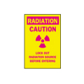 �������ޡ������ƥå�����RADIATION CAUSION LOCK OUT RADIATION SOURCE BEFORE ENTERING SMALL