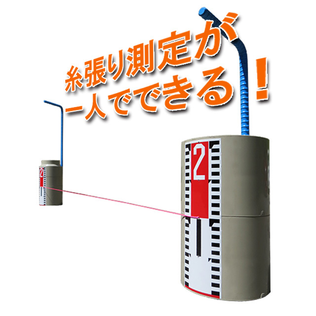 路盤用簡易糸張り装置 糸張りくん