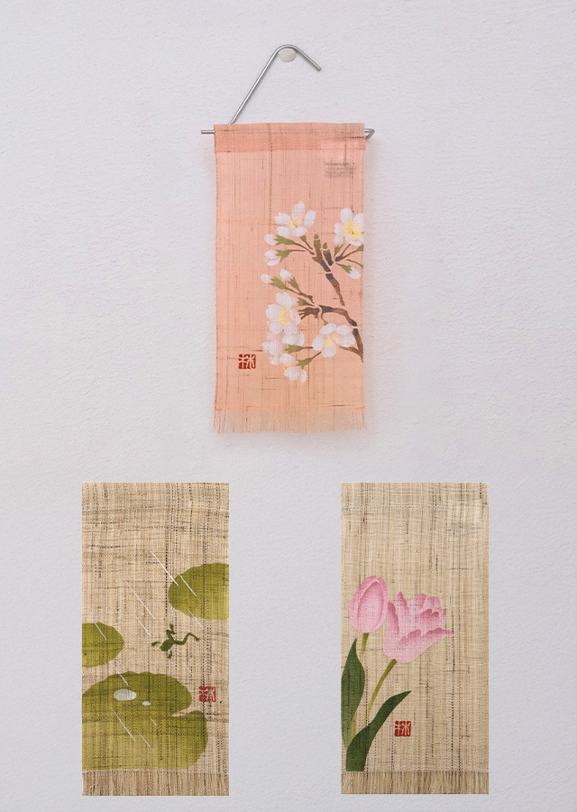 絵麻 春分・清明・穀雨「桜・チューリップ・蓮かえる」