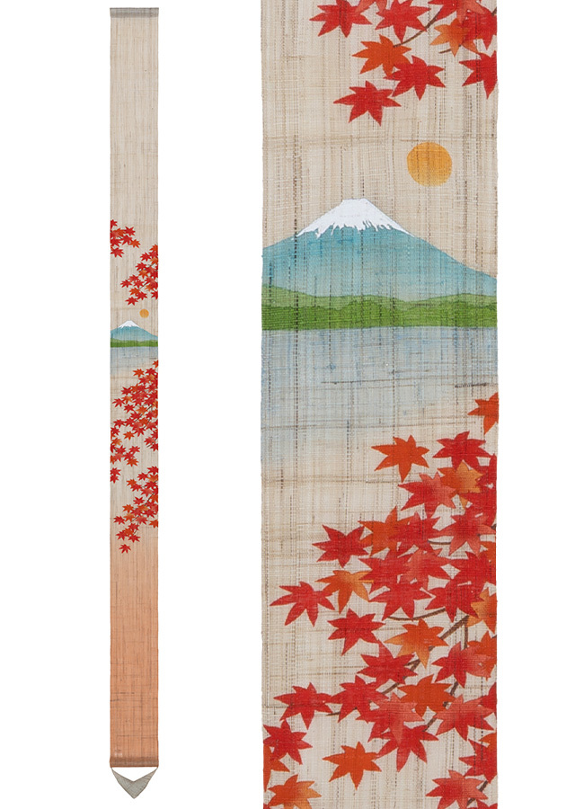 細タペ「もみじ富士」