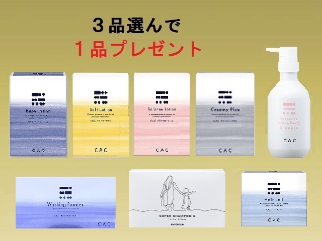 バラエティ3品セット (選べる1品プレゼント)