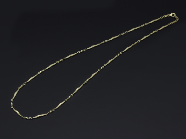 Long Facet Chain - K18Yellow Gold(ロングファセットチェーン - K18イエローゴールド) SYMPATHY OF SOUL(シンパシーオブソウル) Long Facet Chain - K18Yellow Gold