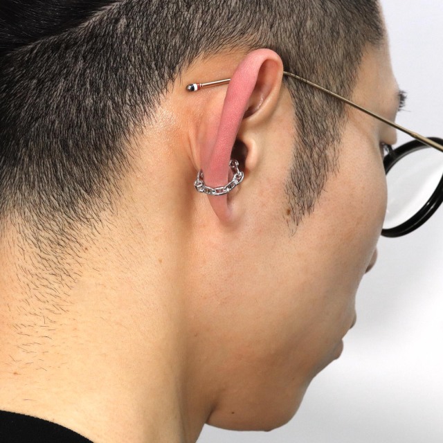 【納期 1ヶ月】リアンイヤーカフ - シルバー GARDEL(ガーデル) LIEN EAR CUFF - Silver