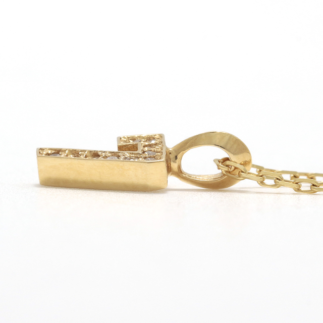 ナンバーネックレス - K18イエローゴールド w/ダイヤモンド GARDEL(ガーデル) NUMBER NECKLACE - K18Yellow Gold w/Diamond