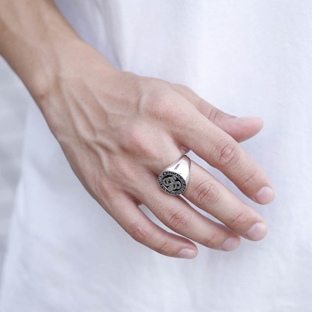 S.O.S fp 恵比寿本店、Internet Store限定 S.O.S fp 20th シグネットリング PHILIP COLLEGE RING(フィリップカレッジリング) S.O.S fp 20th Signet Ring