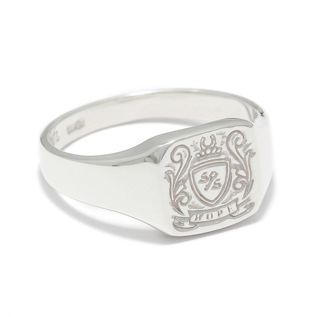 LEON4月号掲載 Small Signature Ring - Silver(スモールシグネチャーリング - シルバー) SYMPATHY OF SOUL(シンパシーオブソウル) Small Signature Ring - Silver