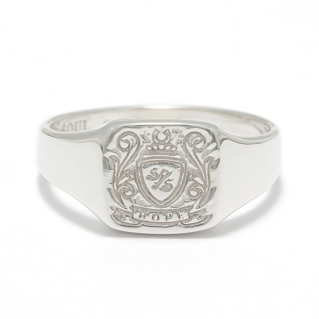 LEON4月号掲載 Small Signature Ring - Silver(スモールシグネチャーリング - シルバー) SYMPATHY OF SOUL(シンパシーオブソウル) Small Signature Ring - Silver