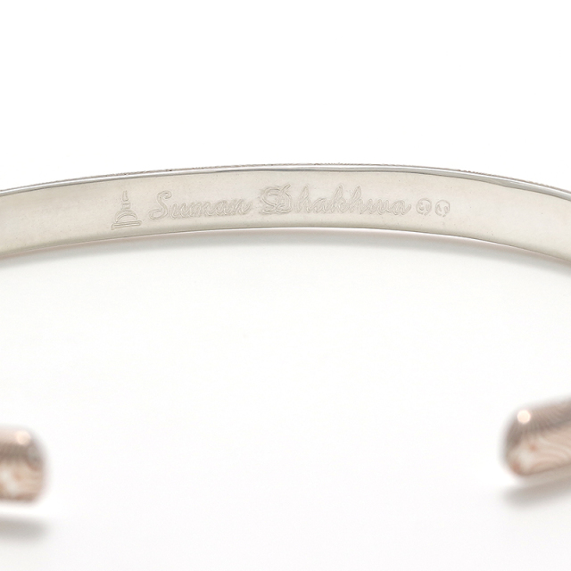 スターパターンモクメハーフラウンドカフ Suman Dhakhwa(スーマンダックワ) Star Pattern MOKUME Half Round Cuff