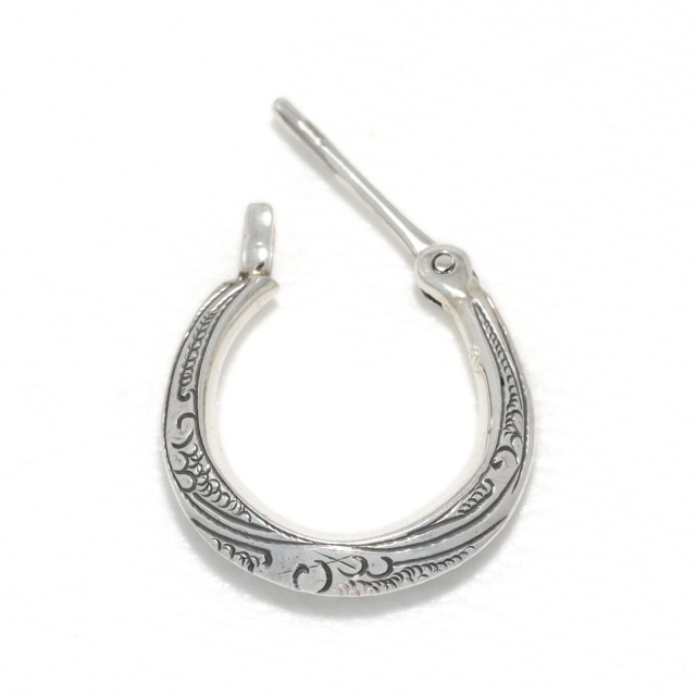 カーヴドムーンフープピアス Suman Dhakhwa×SYMPATHY OF SOUL(スーマンダックワ×シンパシーオブソウル) Carved Moon Hoop Pierce