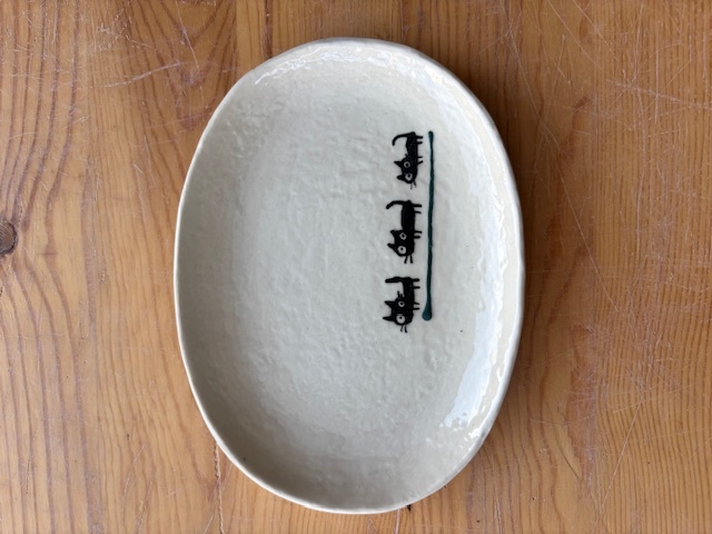 小判皿中（ねこ）