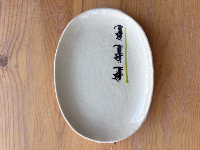 小判皿中（ねこ）