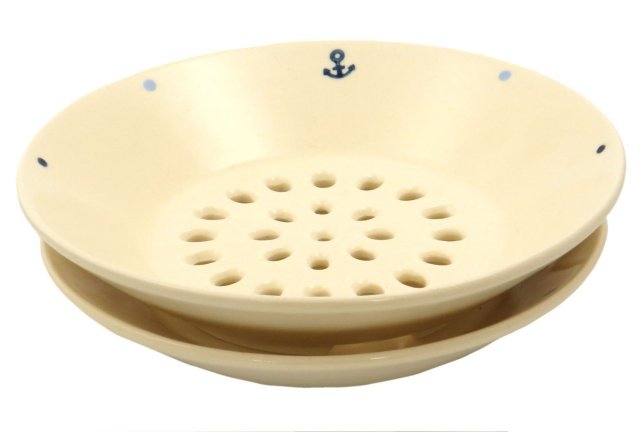 水切皿（かわいい）（手描き）（ドット）