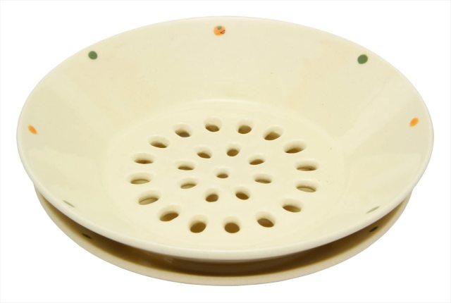 水切皿（かわいい）（手描き）（ドット）