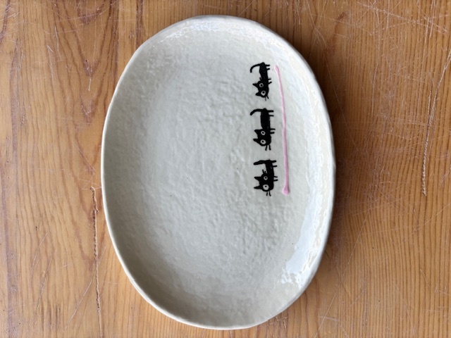 小判皿中（ねこ）