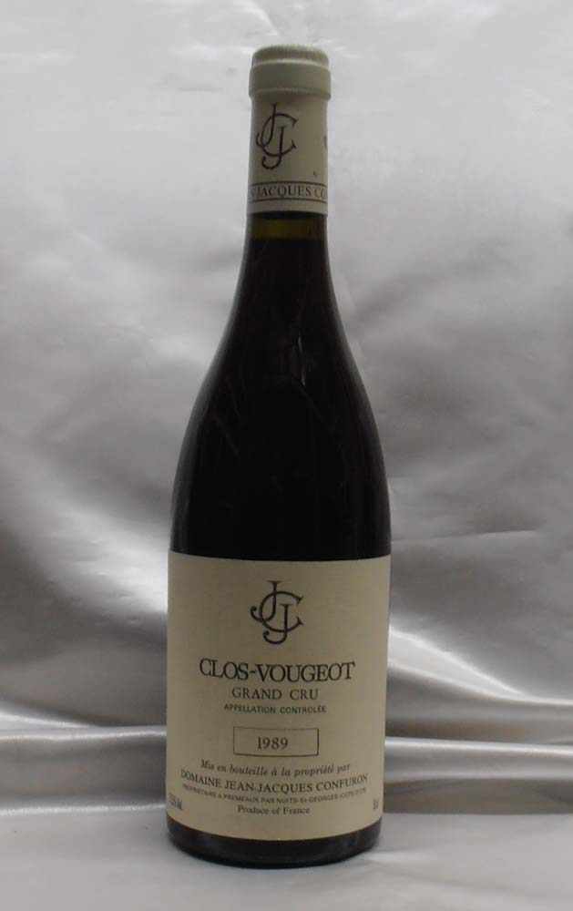 ��1989��Clos Vougeot Grand Cru �������������硦�õ�Ȫ ��J.J.Confuron/����󡦥���å�������ե�����750ml