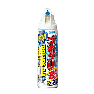 ▼3980円以上送料無料 (但し沖縄県、離島などは別途送料負担があります) フマキラー ゴキブリ超凍止ジェット除菌プラス２１０ｍｌはくぎづけ成分２倍＊。―８５℃＊２の冷却効果で、ゴキブリを凍らせて逃さ