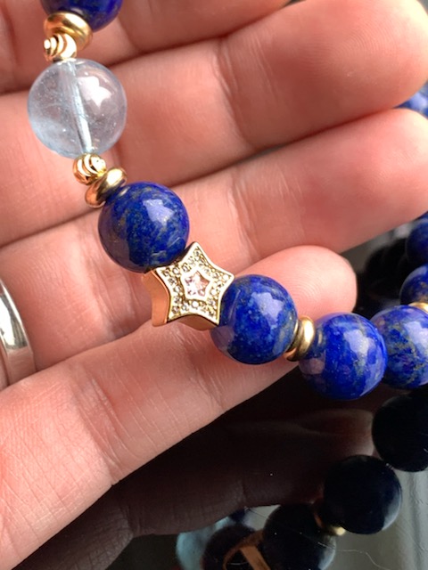 STAR RONDEL】 ブルートパーズxラピスラズリ