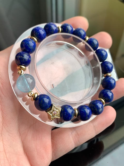 STAR RONDEL】 ブルートパーズxラピスラズリ