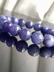 一点物　【高品質】タンザナイト　１０ｍｍ　内周17ｃｍ