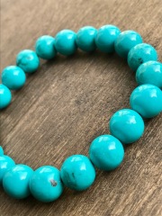 トルコ石（ターコイズ）　10mm　ブレスレット