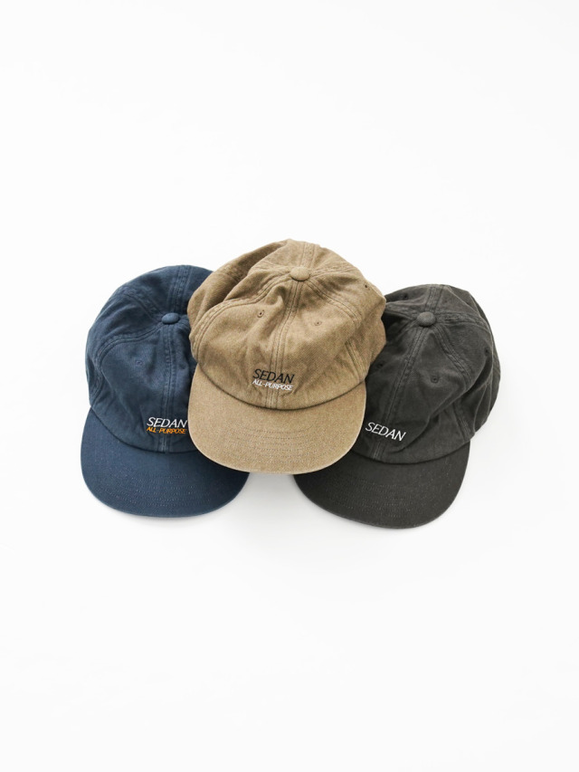 SEDAN ALL-PURPOSE Vintage Washed Cap【新品】 通販] SEDAN ALL-PURPOSE(セダンオールパーパス) OG Logo