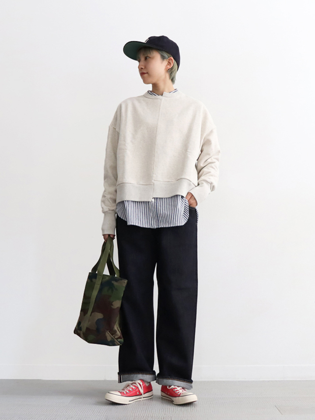 HATSKI(ハツキ) Wide Tapered Denim HTK-22003