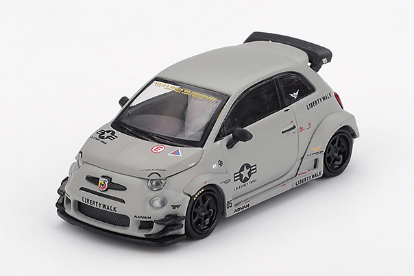 MINI GT 1/64 アバルト 595 LB-WORKS x Abas Works Fighters(左ハンドル)