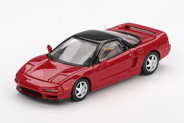 MINI GT 1/64 Honda NS-X プロトタイプ ミッドシップスポーツ 1989 アイルトン・セナ(左ハンドル)
