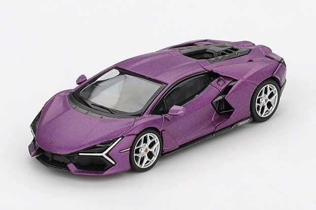 MINI GT 1/64 ランボルギーニ レヴエルト Viola 30th Matte(パープル)(右ハンドル)