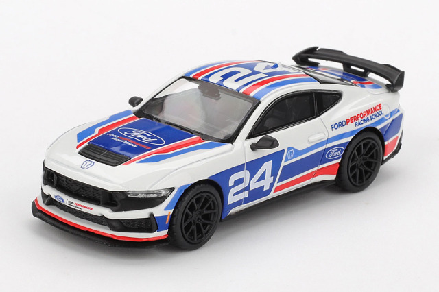 MINI GT 1/64 フォード マスタング ダークホース #24 Ford Performance Racing School