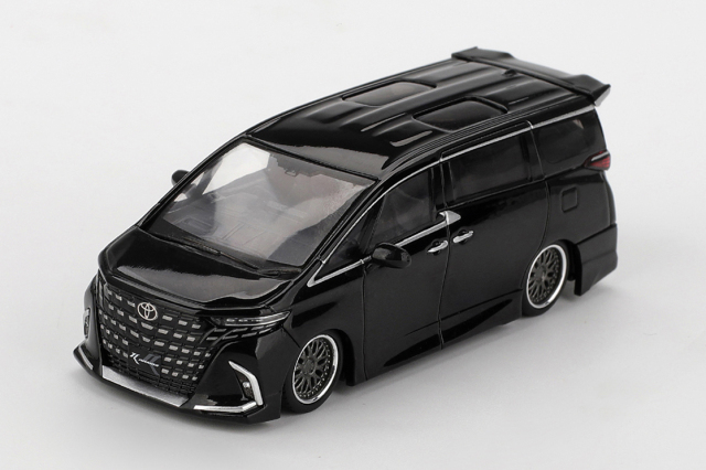 MINI GT 1/64 Toyota アルファード 40 KUHL ブラック(左ハンドル)