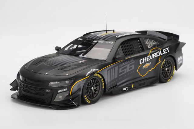 Top Speed 1/18 NASCAR Next Gen ガレージ56 シボレー カマロ ZL1 テストカー #24 Hendrick Motorsports
