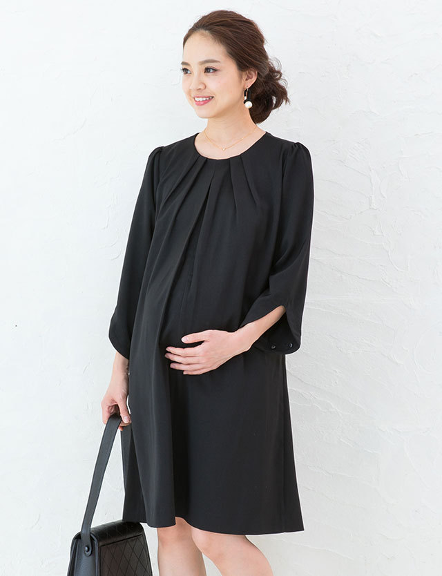 授乳服マタニティ 2WAY オケージョンワンピース